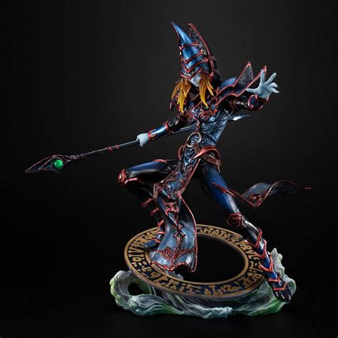 Yu Gi Oh Duel Monsters Statuette Pvc Art Works Monsters Black Magician 23 Cm Megahouse
