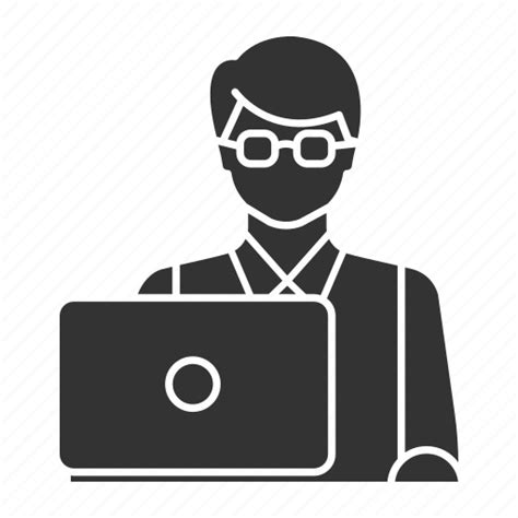 Freelancer It Job Man Profession Programmer Technologist Icon