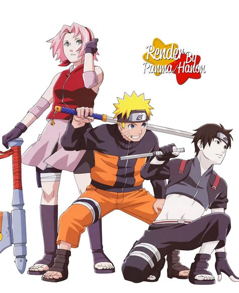 Render Naruto Sakura Y Sai