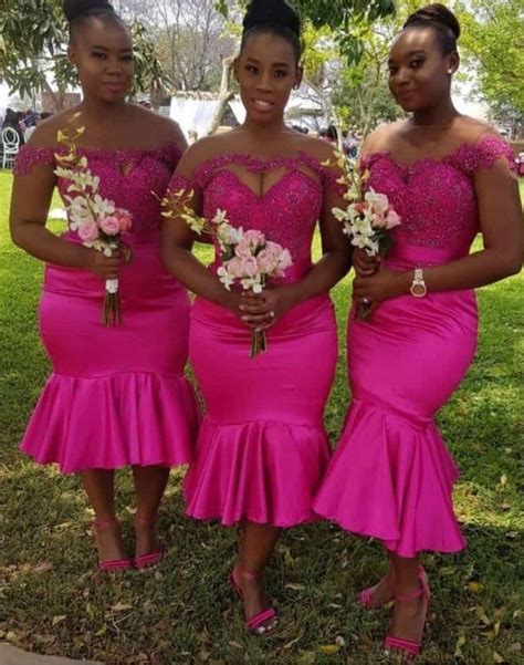 Pin By Blessings On Bridmaids African Bridesmaid Dresses Mermaid