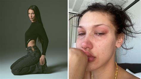 Bella Hadid Shares Crying Selfies Talks About Her Mental Health Struggles In Viral Insta Post