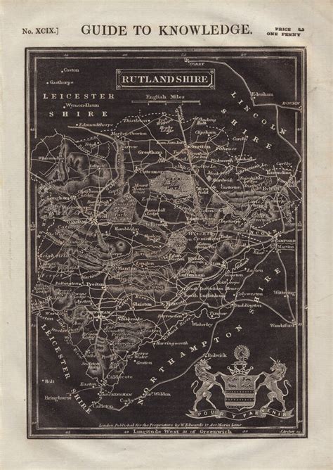 Rutland Antique Maps Old Maps Of Rutland Vintage Maps Of Rutland Uk
