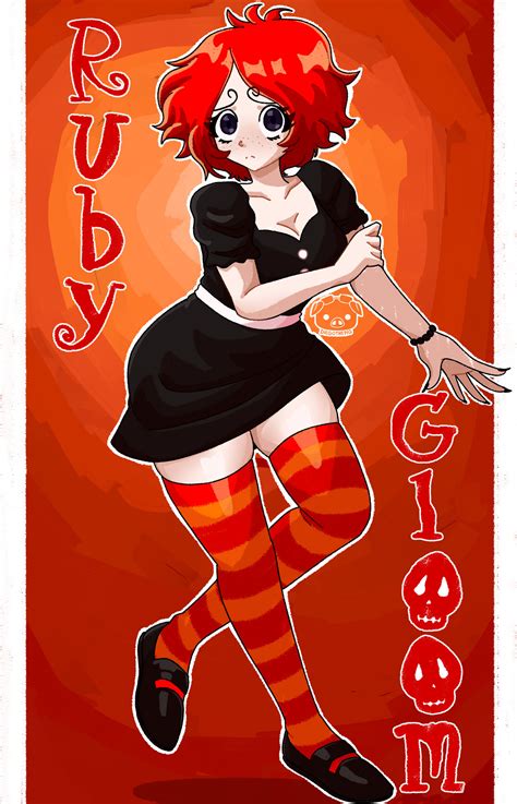 Ruby Gloom by diegopiggallery on DeviantArt