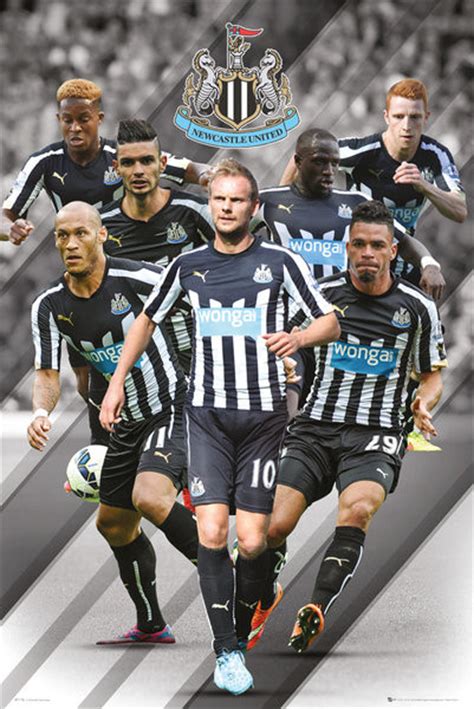 Man utd fans storm old trafford, arsenal cruise at newcastle. Newcastle United FC - Players 14/15 Poster | Sold at ...