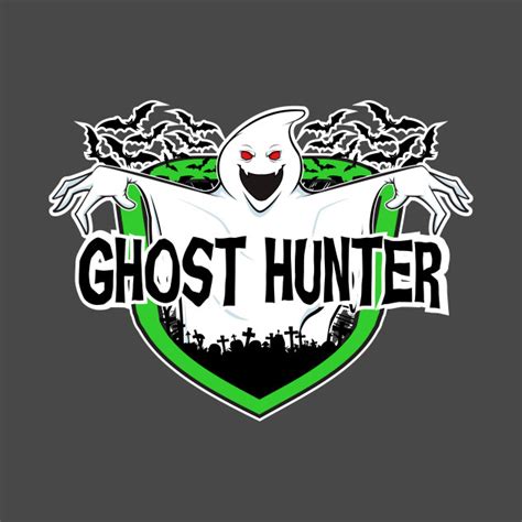 Spooky Ghost Hunter Halloween Logo Spooky Ghost Horror T Shirt