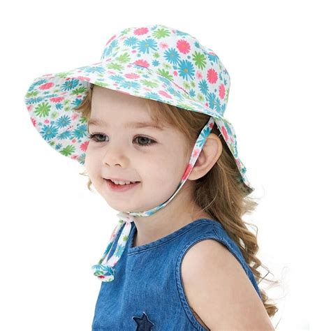 Baby Bucket Hat Upf 50 Baby Cute Sun Cute Baby Boy Summer Beach Hats In