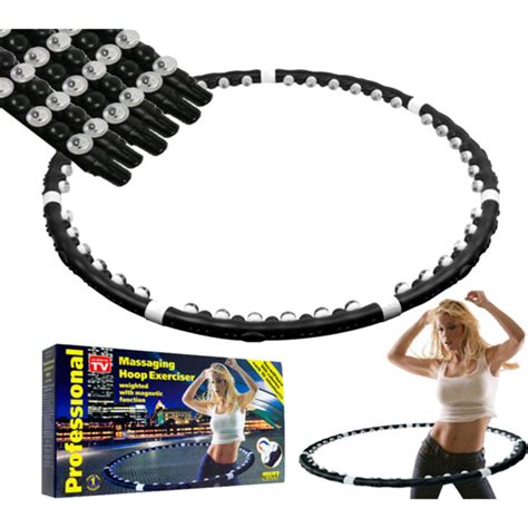 Hula Hoop Professional Weighted Magnetic Fitness Exercise Massager Abs