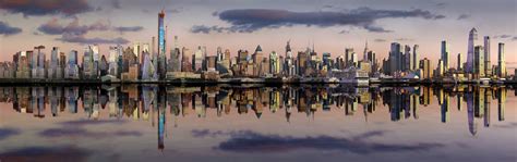 New York Skyline Panoramas Vast