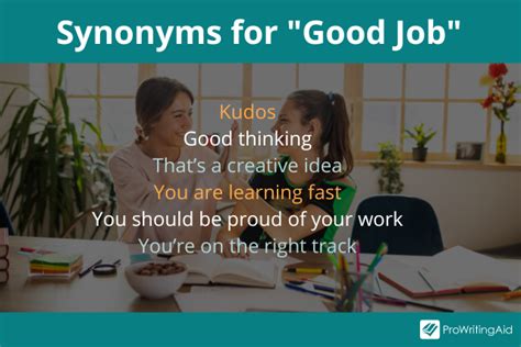 Good Job Synonyms 20 Other Ways To Say “good Job”