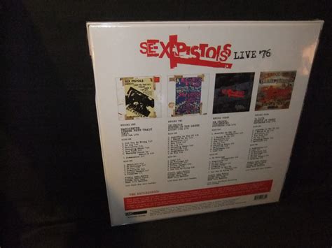 Sex Pistols Live Official 1976 Vinyl 4 Lp Sealed New 180g Box Set Good Sound Atlanta Music Archive