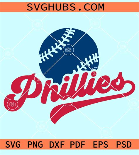 Philadelphia Phillies Baseball Svg Mlb Team Svg Phillies Svg