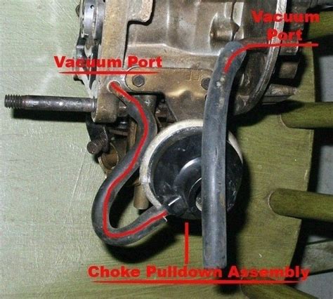 Diagram Motorcraft 2100 Carburetor Vacuum Ports Alternator