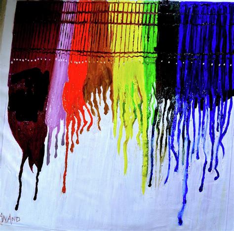 Abstract Drip Painting Painting By Anand Swaroop Manchiraju Pixels