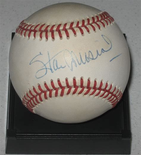 Lot Detail Stan Musial Single Signed Baseball Jsa