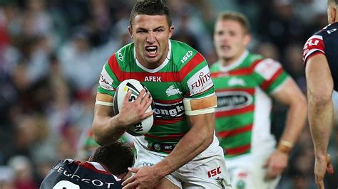 The big news for the bunnies is the return from a lengthy suspension of star fullback latrell mitchell, whose return allows electric cody walker to switch. South Sydney legend Bob McCarthy sees Sam Burgess as ...