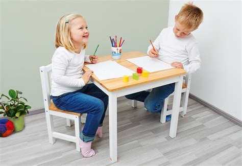 Plan toys kindertisch mit stuhl. Pinolino Kindertisch- und Stühle-Set/Fenna/Weiß - Tische ...