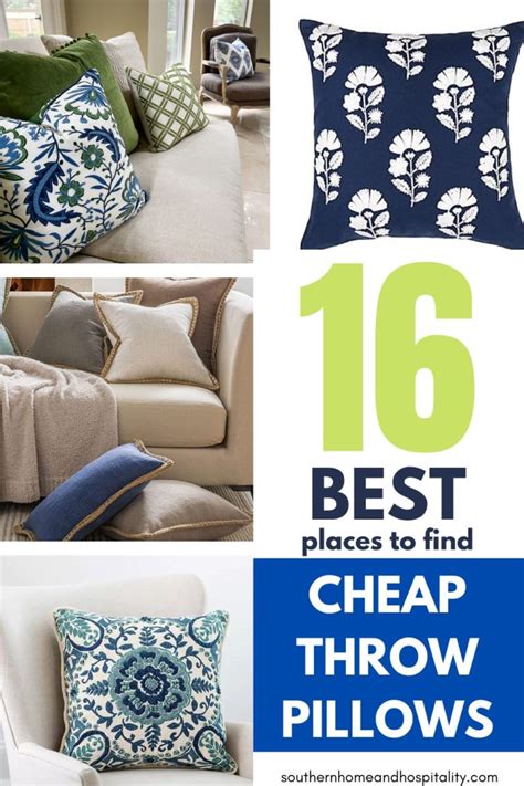 16 Best Places To Buy Cheap Throw Pillows Under 30