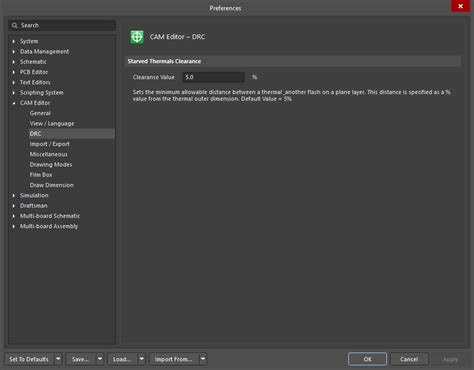 Defining Cam Editor Drc Preferences For Altium Designer Altium