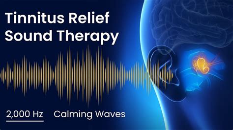 Tinnitus Sound Therapy 2000 Hz Calming Waves 2 Hours Sound