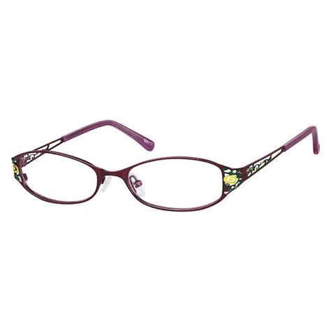 Zenni Women S Oval Prescription Eyeglasses Purple Stainless Steel In 2020 Eyeglasses Glasses