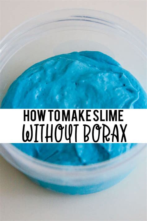 How To Make Slime Without Borax