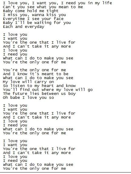 I Love You Lyrics By Faith Evans ~ Love You Lyrics