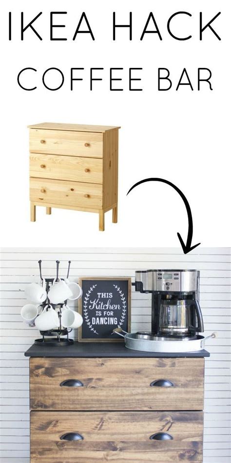 Ikea Tarva Hack And Coffee Bar Essentials Diy Coffee Bar Home Coffee