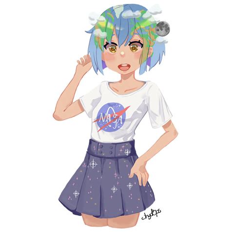 Earth Chan By Whyclops Rsolarsysgals
