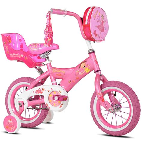 Girls Kent 12 Inch Pinkalicious Bike With Training Wheels Bike With