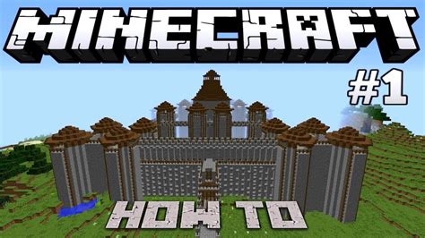 Minecraft Castle Tutorial ~part1~ Xboxplaystationpepc Youtube