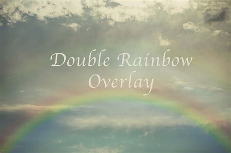 Double Rainbow Overlay Shoot For The Moon Images And Product Shop