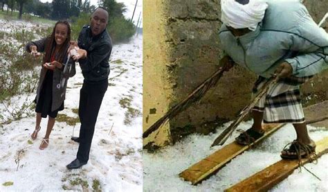 Popular Tour Company Starts Cashing In On Nyahururu Snow Photos