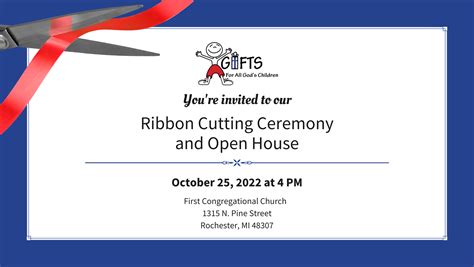 Ribbon Cutting Ceremony And Open House Ts For All Gods Children