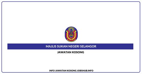 Posted by unknown at 06:32. Jawatan Kosong Majlis Sukan Negeri Selangor » Jobs Hub