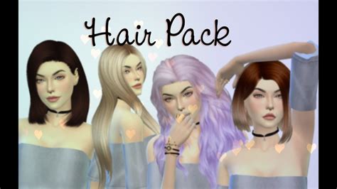 Sims 4 Cc Hair Pack