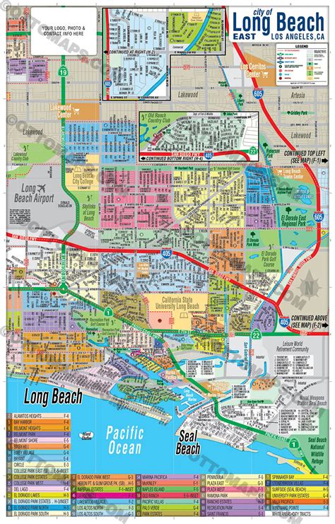 Long Beach Map 3 Options Full West And East Los Angeles County Ca