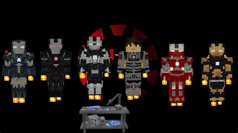 Iron Man Mark 15 20 Legends Minecraft Mod Sum 60 Suit Showcase Part