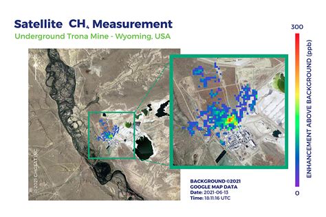 First Satellite Capture Of Methane Emissions From Trona Mine Ghgsat
