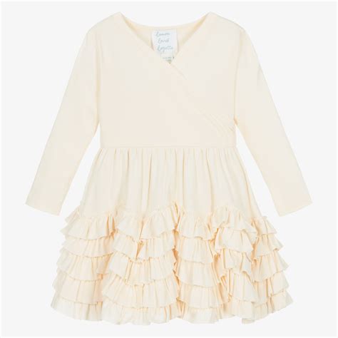Lemon Loves Layette Pink Pima Cotton Dress Childrensalon