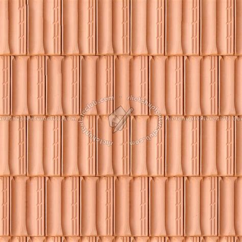 Clay Roofing Marseille Texture Seamless 03341