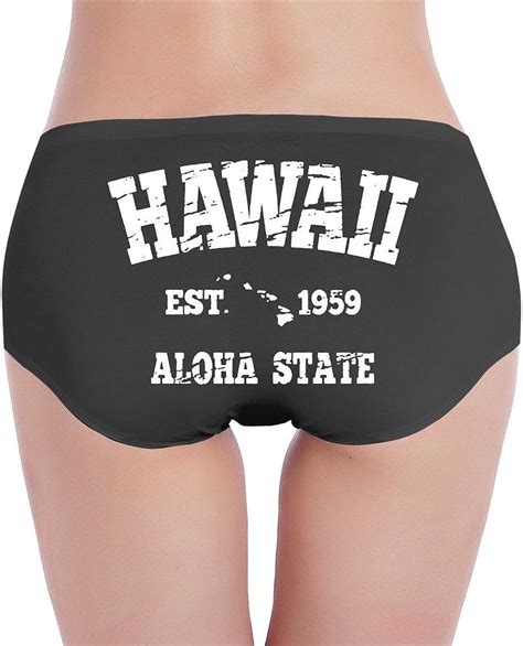 Amazon Com Hawaiian Islands Aloha State Women S Low Waist Padded