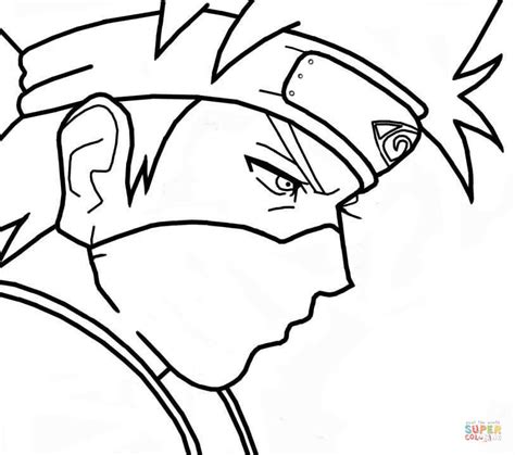 Dibujo De Kakashi Hatake De Naruto Para Colorear Dibujos Para
