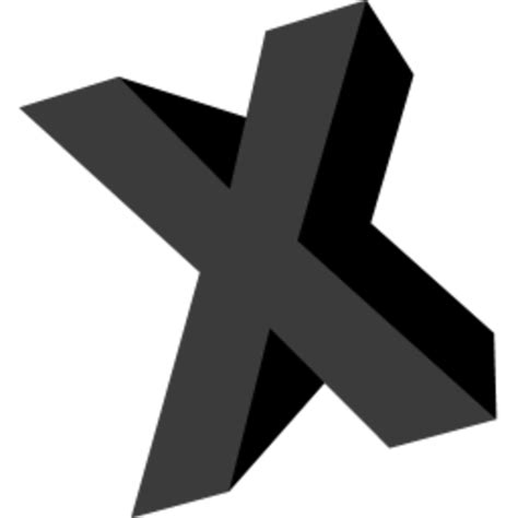 Letter X Icon Free Images At Vector Clip Art Online