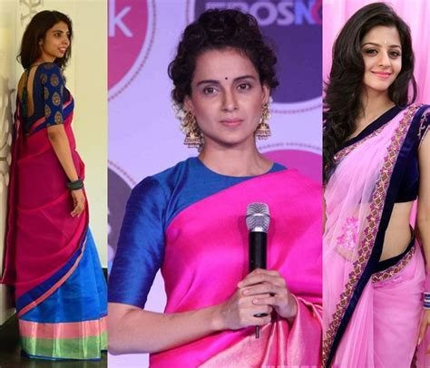 5 Ideas To Perk Up Pink Saree Blouse Designs Keep Me Stylish