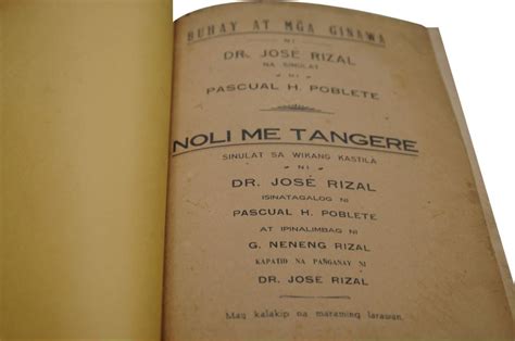 Noli Me Tangere By Jose Rizal Alibris