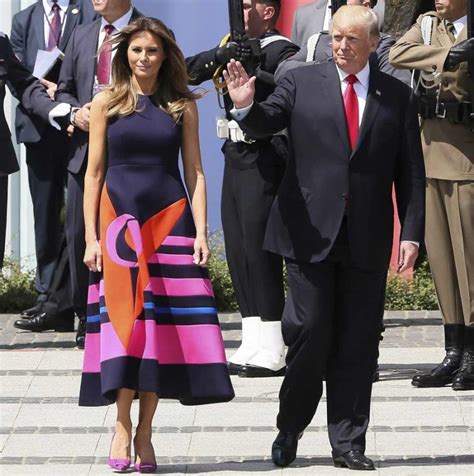 Did Melania Trump Leave Her Bra At Home The Most Daring Dresses Of The First Lady Of The USA
