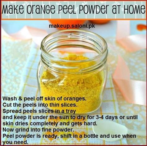 Benefits Of Orange Peel Powder How To Make Orange Orange Peel Face
