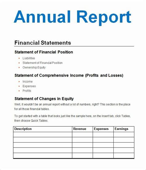 Nonprofit Annual Report Template Free Lovely Annual Report Template 9