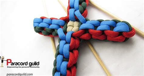 Maybe you would like to learn more about one of these? Hexagonal paracord cross tutorial - Paracord guild | Paracord weaves, Paracord, Paracord diy