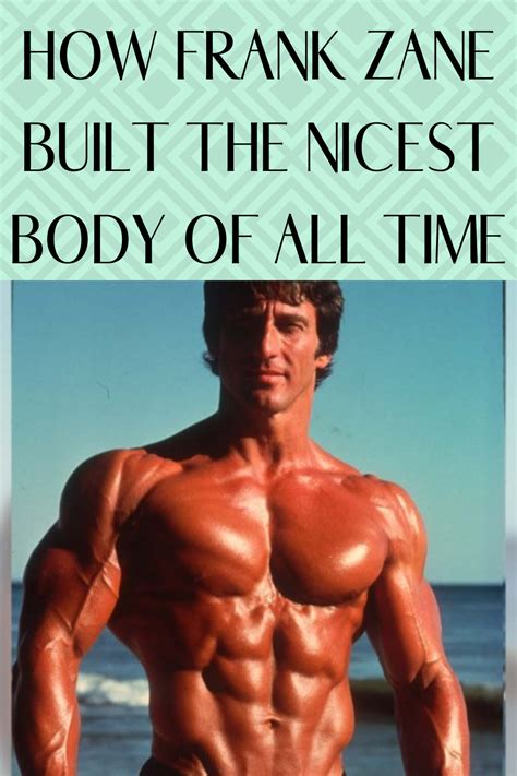 Frank Zane Had One Of The Nicest Bodies Of All Time Learn How This
